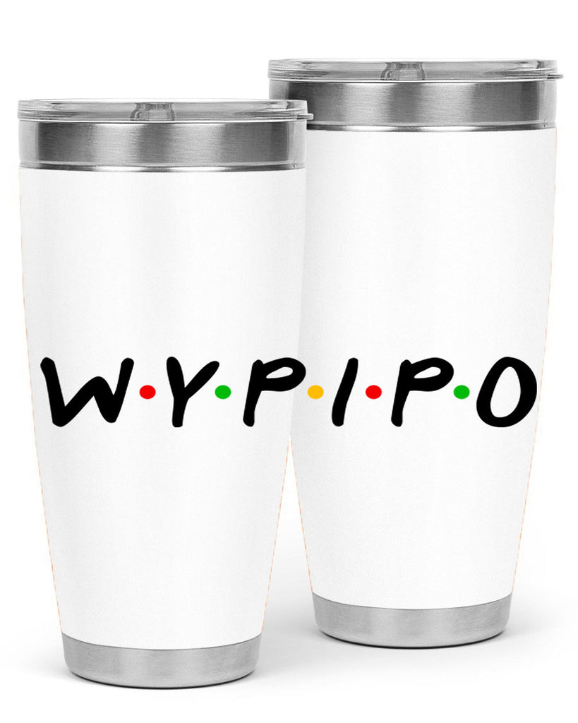 wypipo 7#- black words phrases- Cotton Tank