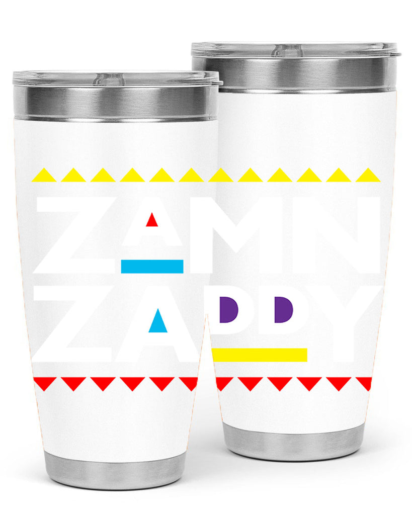 zamn zaddy 1#- black words phrases- Cotton Tank