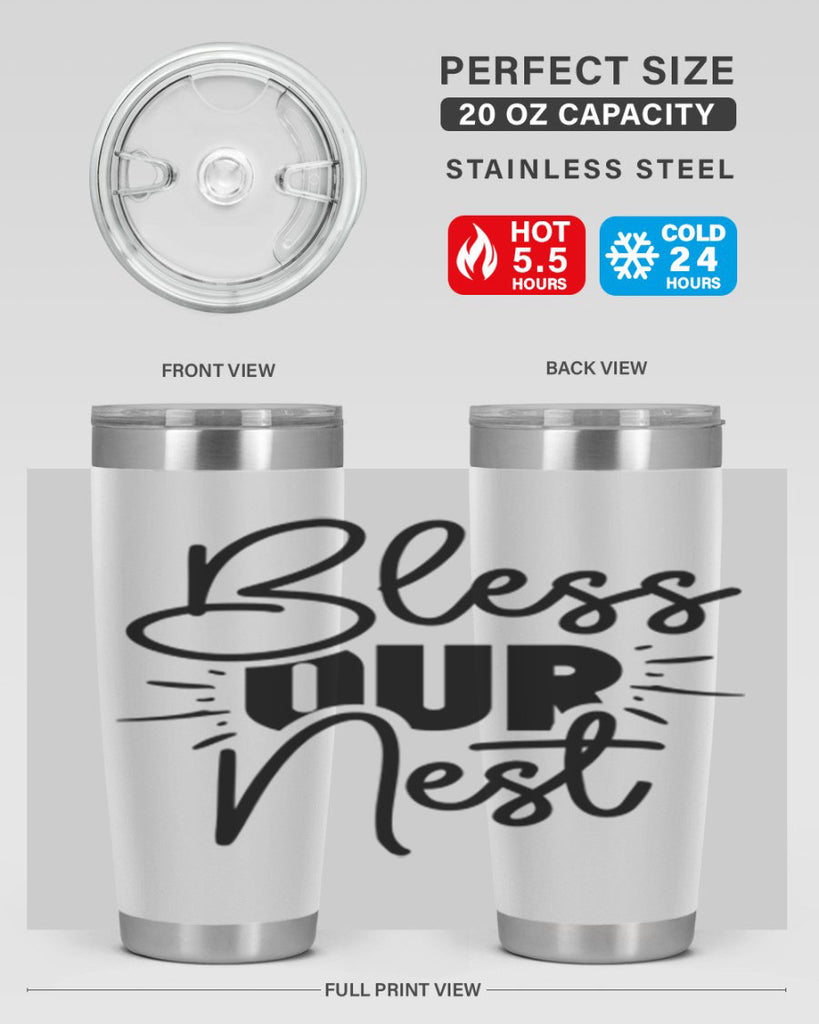 Bless Our Nest 52#- spring- Tumbler