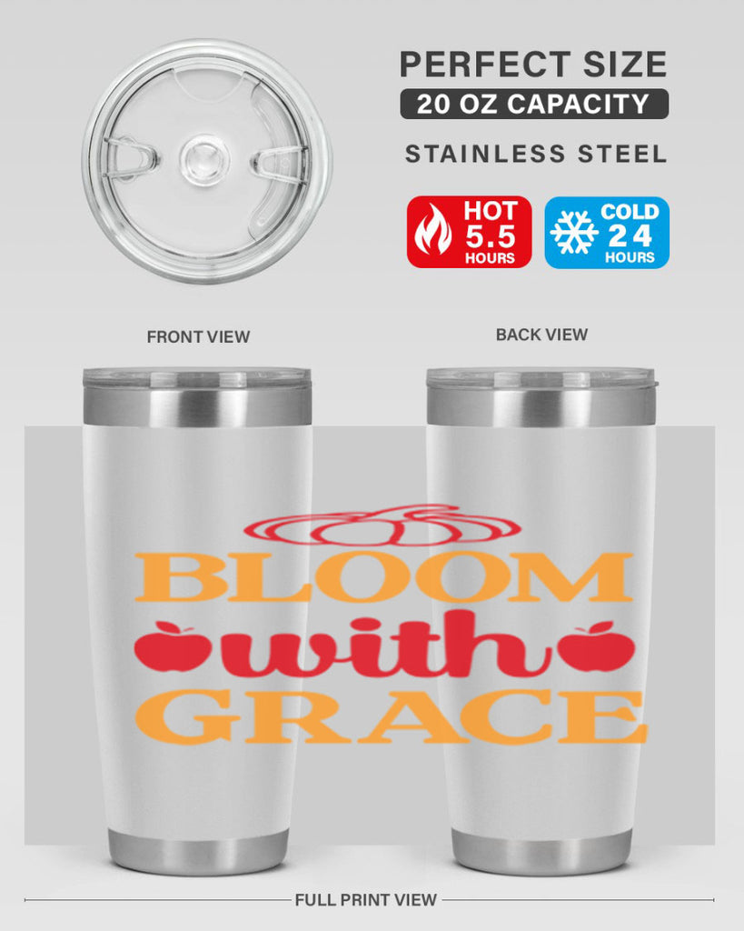 Bloom with grace 82#- spring- Tumbler