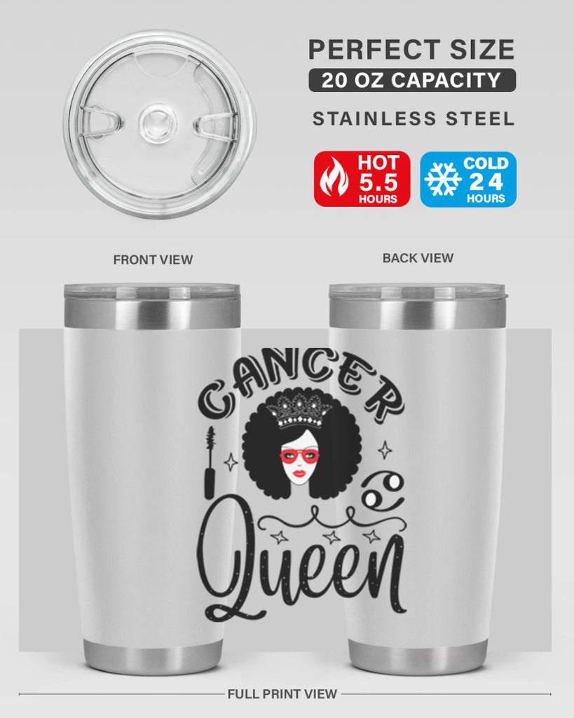 Cancer queen 162#- zodiac- Tumbler