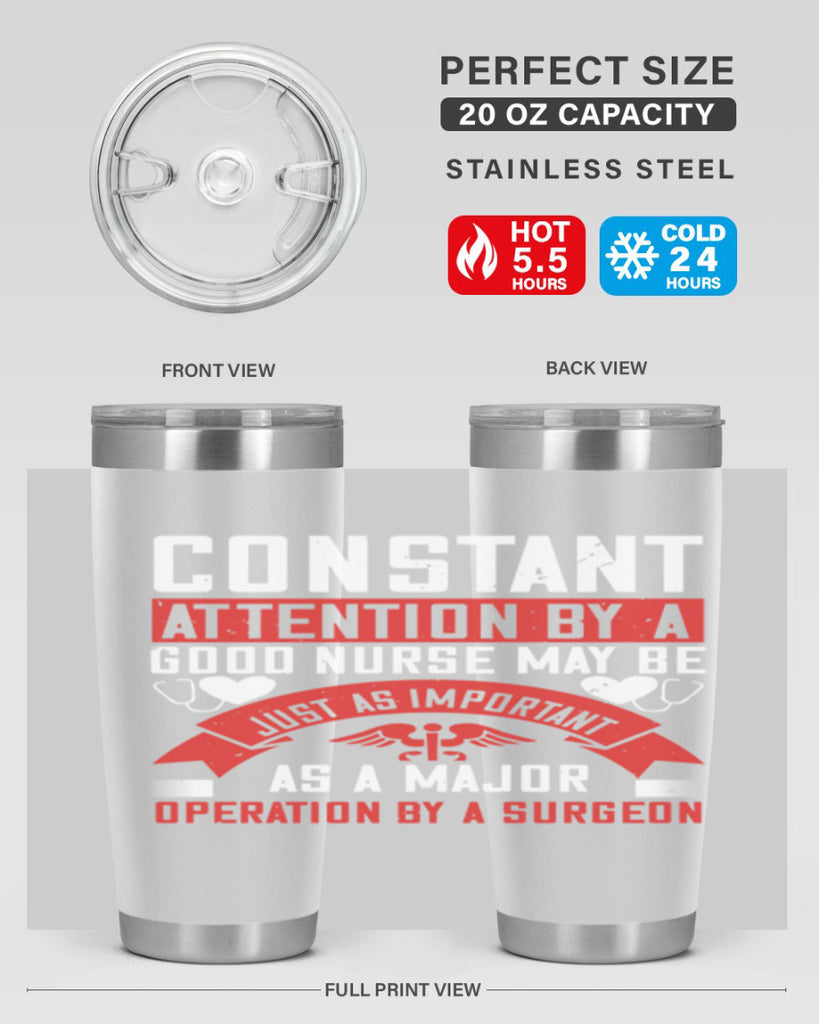 Constant attention by a good nurse may Style 408#- nurse- tumbler