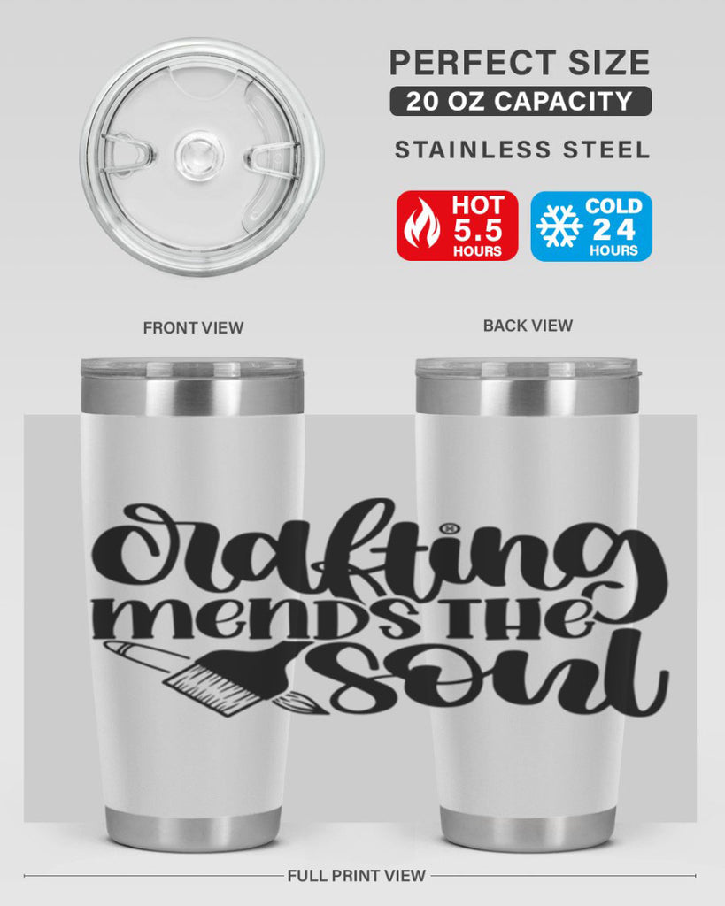 Crafting Mends The Soul 32#- crafting- Tumbler