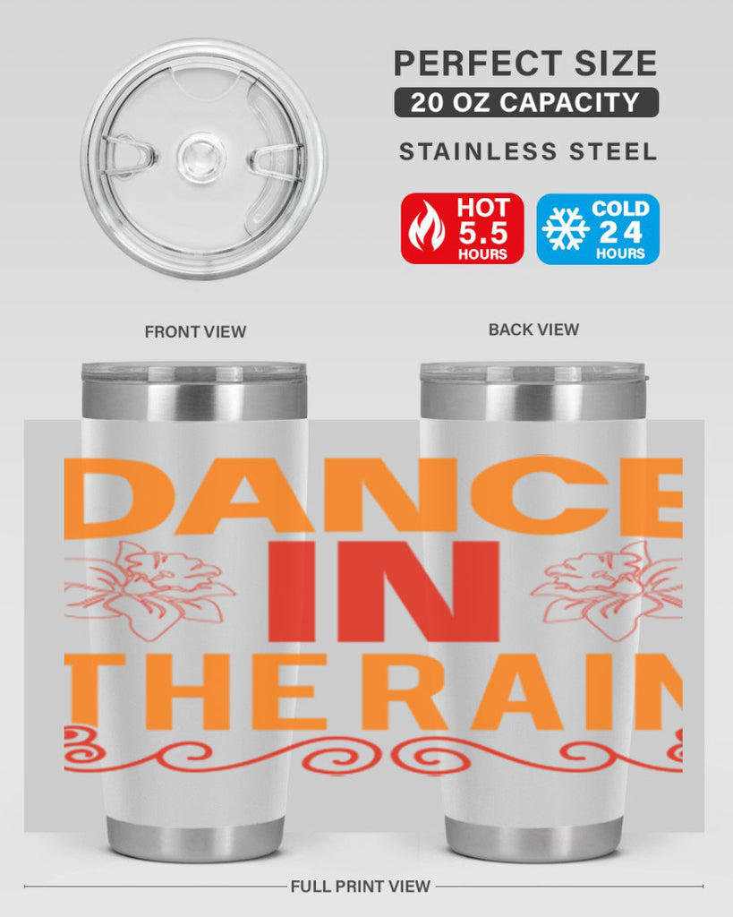 Dance in the rain 117#- spring- Tumbler