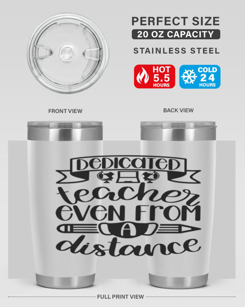 Dedicated Teacher Even Style 80#- teacher- tumbler