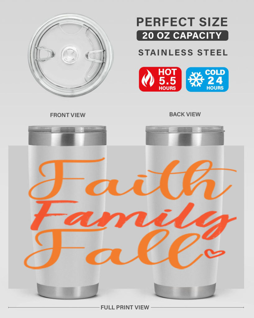 Faith Family Fall Design 81#- fall- Tumbler