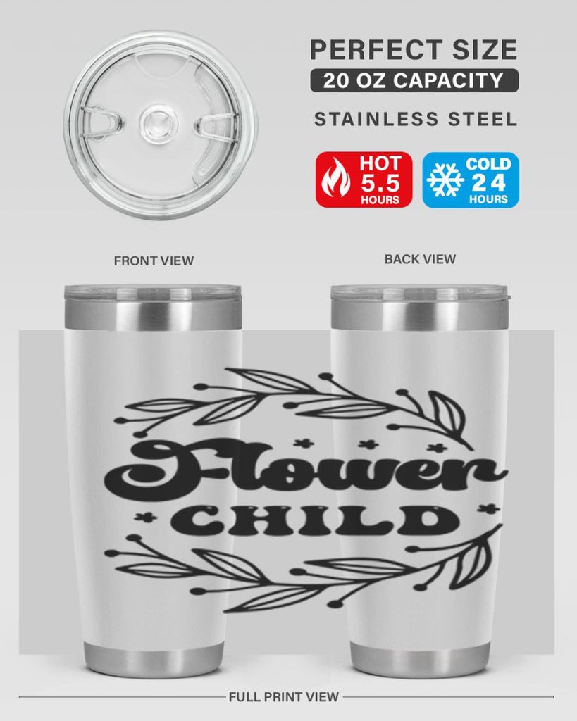 Flower child  141#- spring- Tumbler