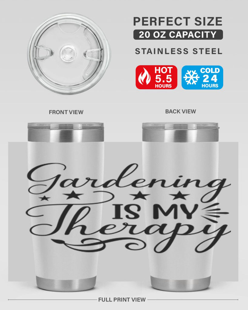Gardening is My Therapy 145#- spring- Tumbler