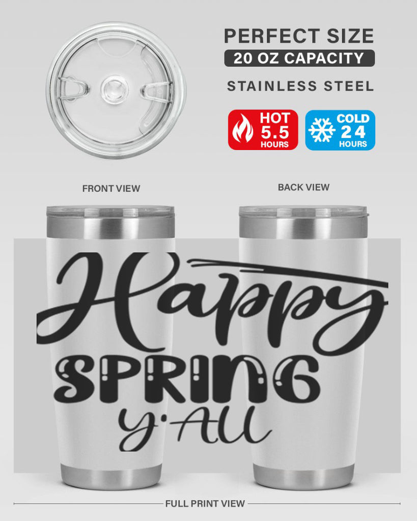 HAPPY SPRING YALL  179#- spring- Tumbler