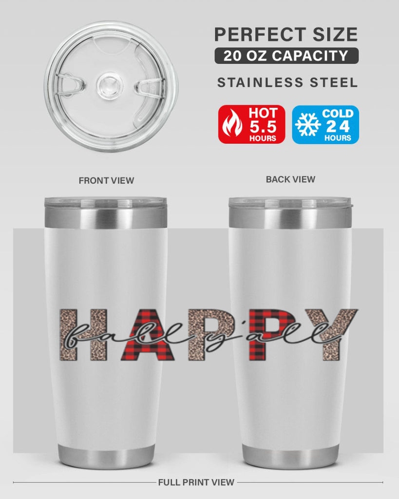 Happy Fall Y all 228#- fall- Tumbler