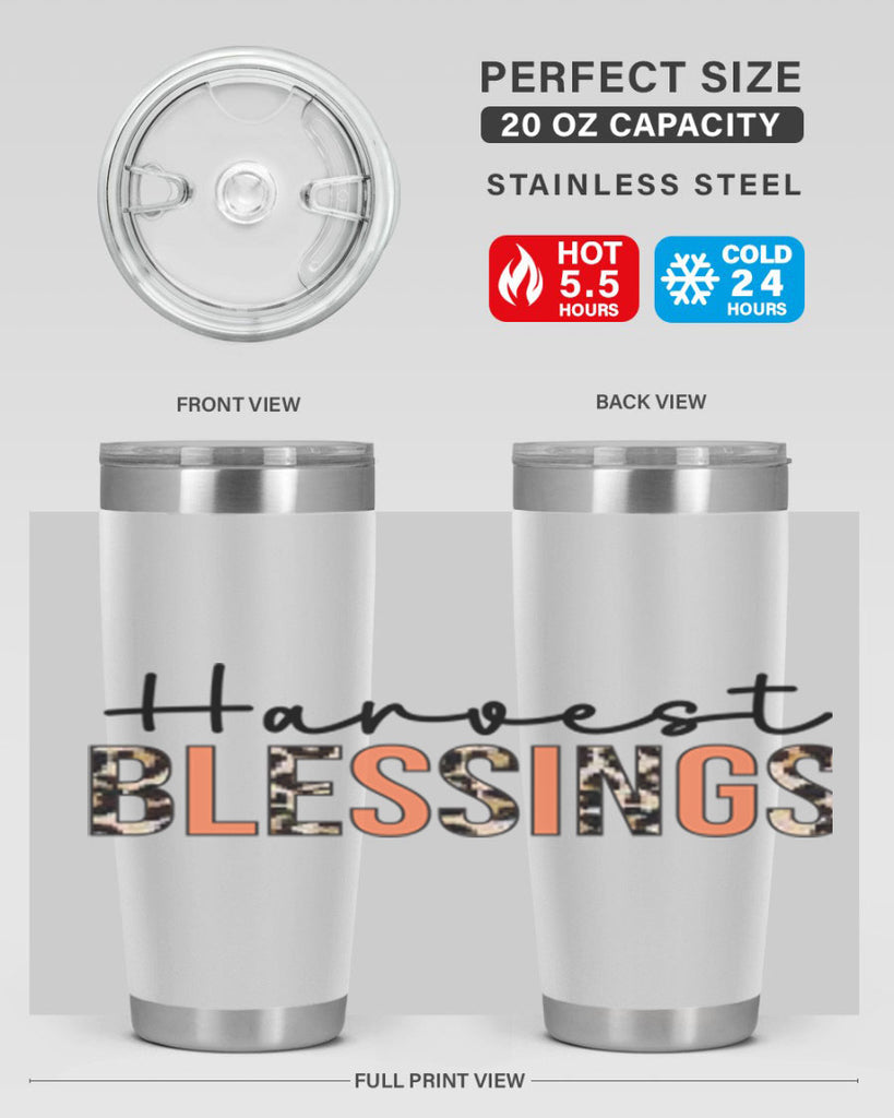 Harvest blessings 263#- fall- Tumbler