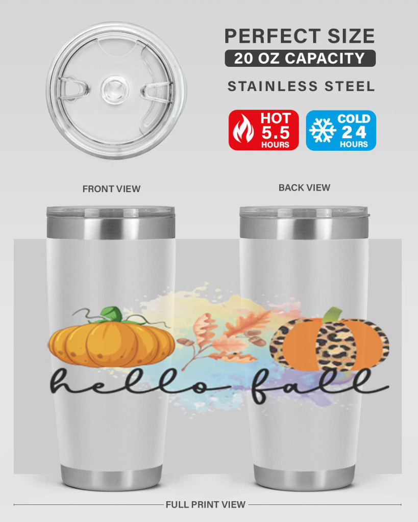 Hello Fall 277#- fall- Tumbler