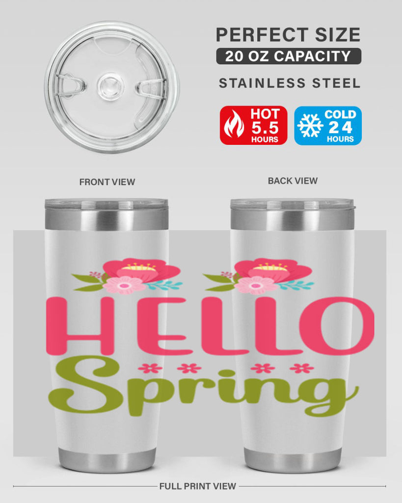 Hello Spring 186#- spring- Tumbler