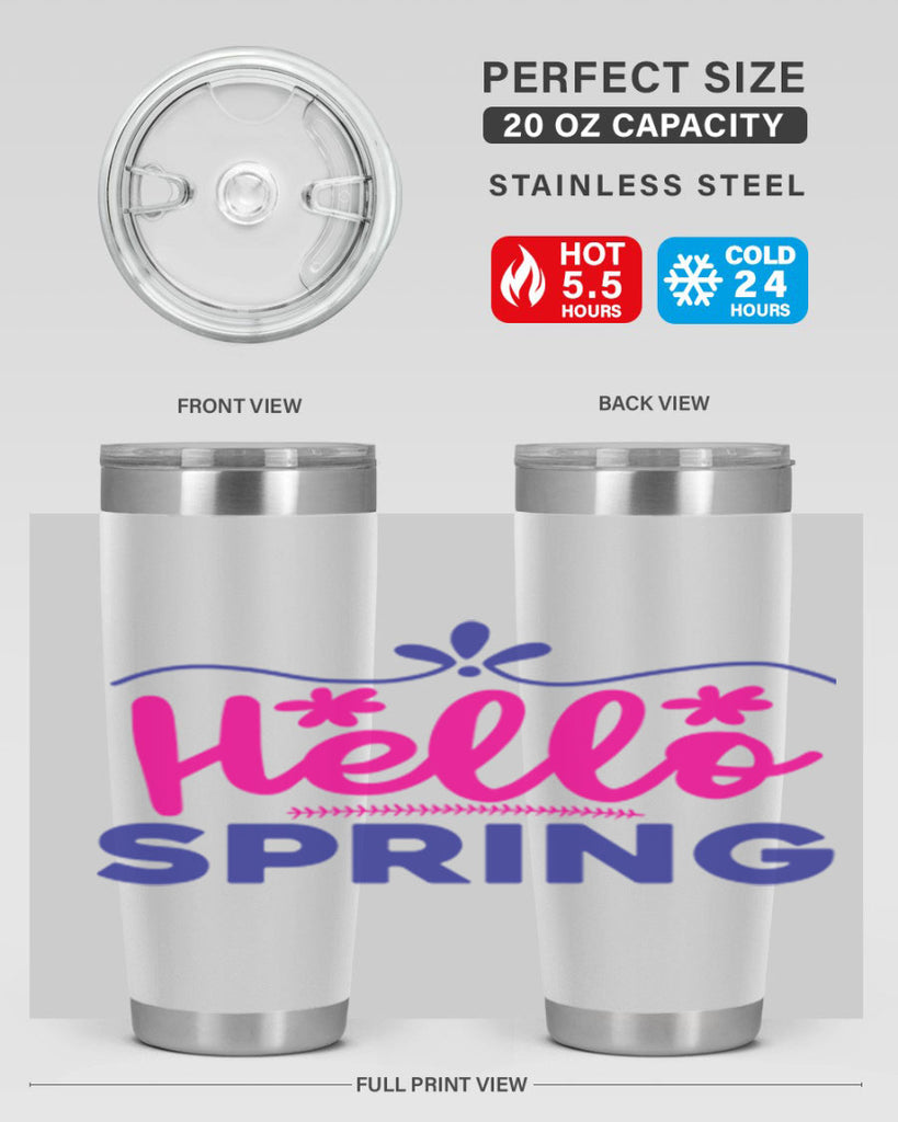 Hello Spring 212#- spring- Tumbler