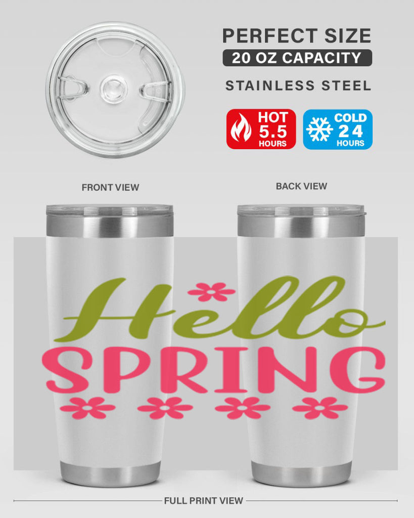 Hello Spring 213#- spring- Tumbler
