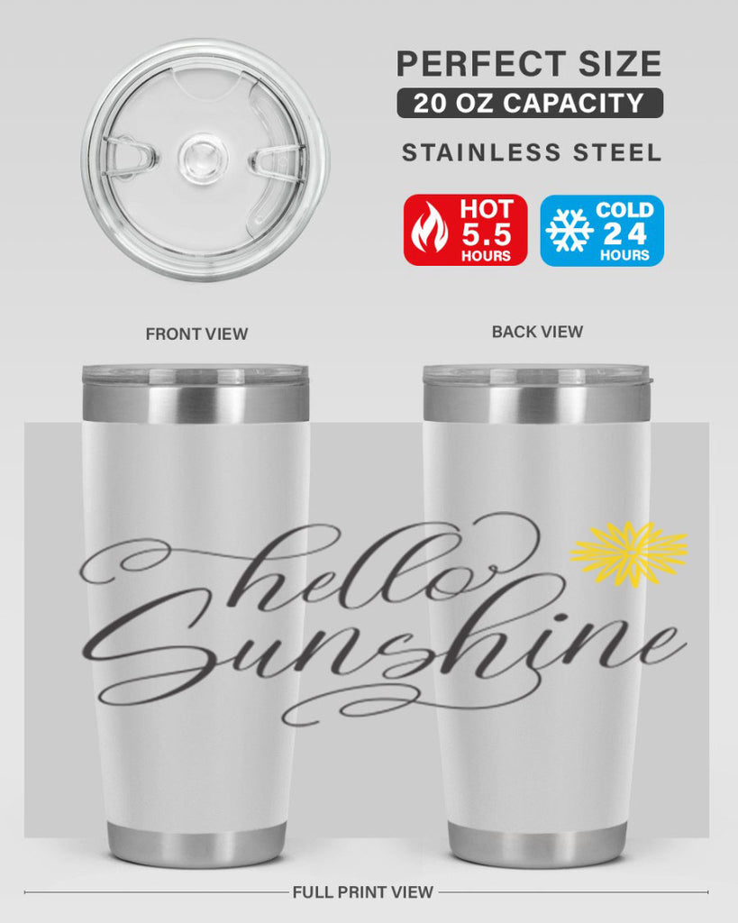Hello Spring Lettering201#- spring- Tumbler
