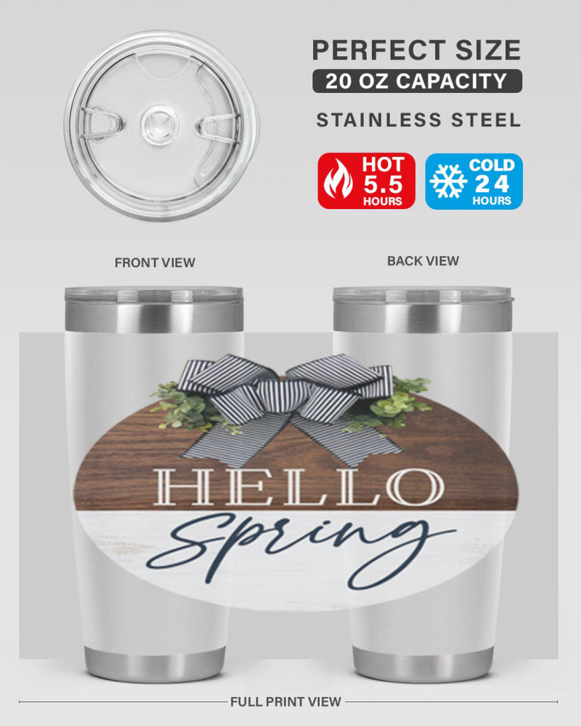 Hello Spring basic Mockup187#- spring- Tumbler
