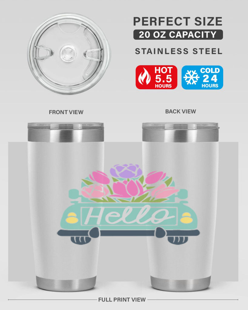 Hello Truck218#- spring- Tumbler