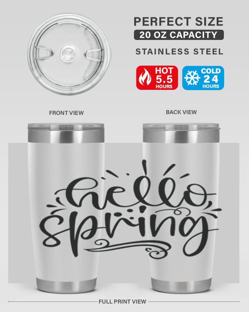 Hello spring 3#- spring- Tumbler