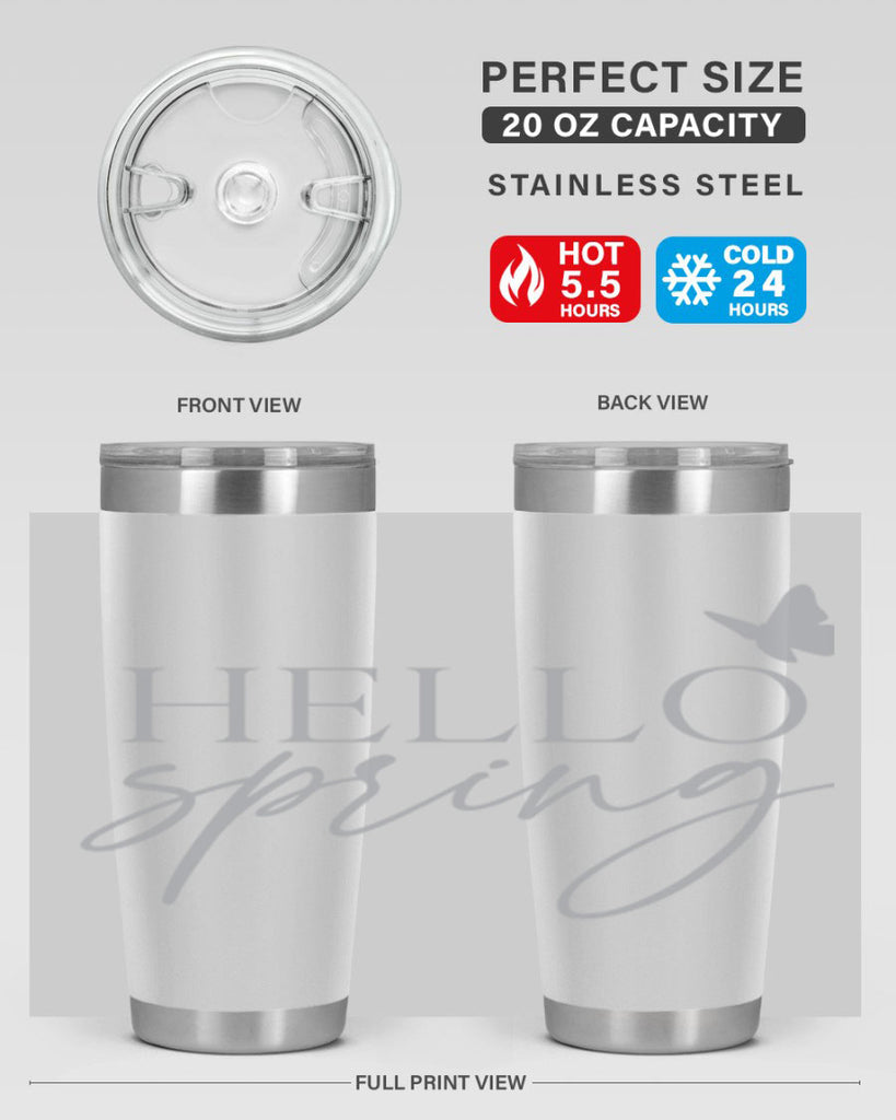 Hello spring butterfly195#- spring- Tumbler