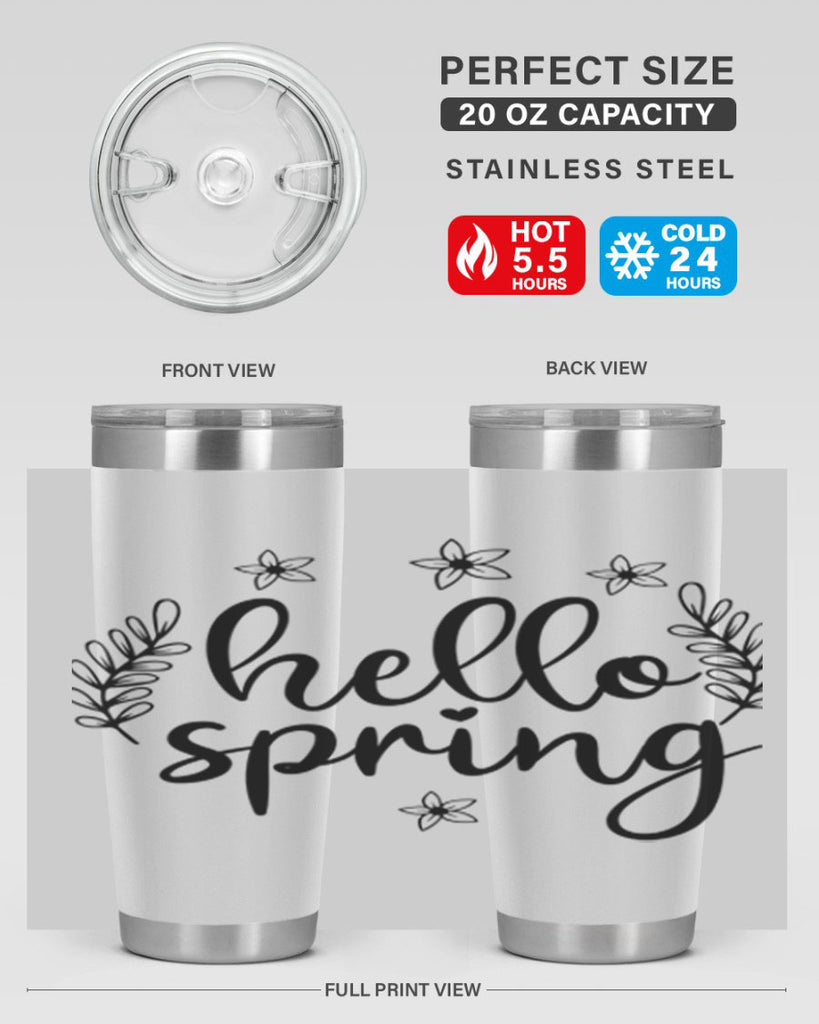 Hello spring design  221#- spring- Tumbler