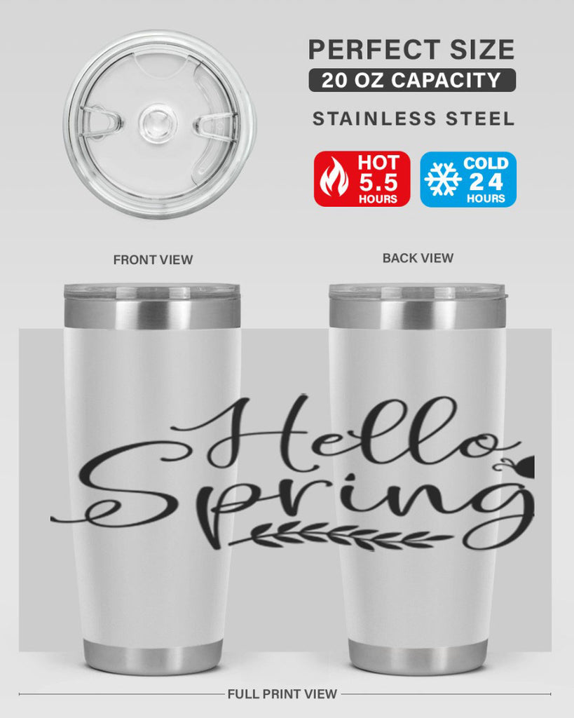 Hello spring design  222#- spring- Tumbler
