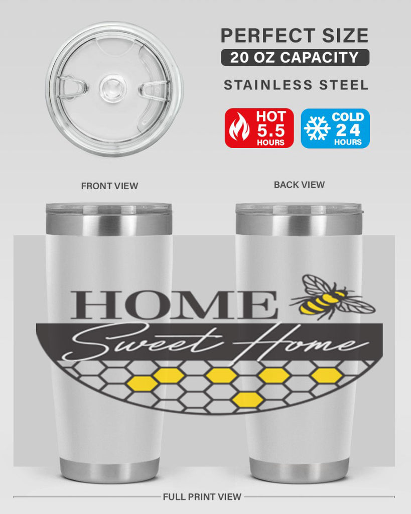 Home Sweet home bee and hive244#- spring- Tumbler