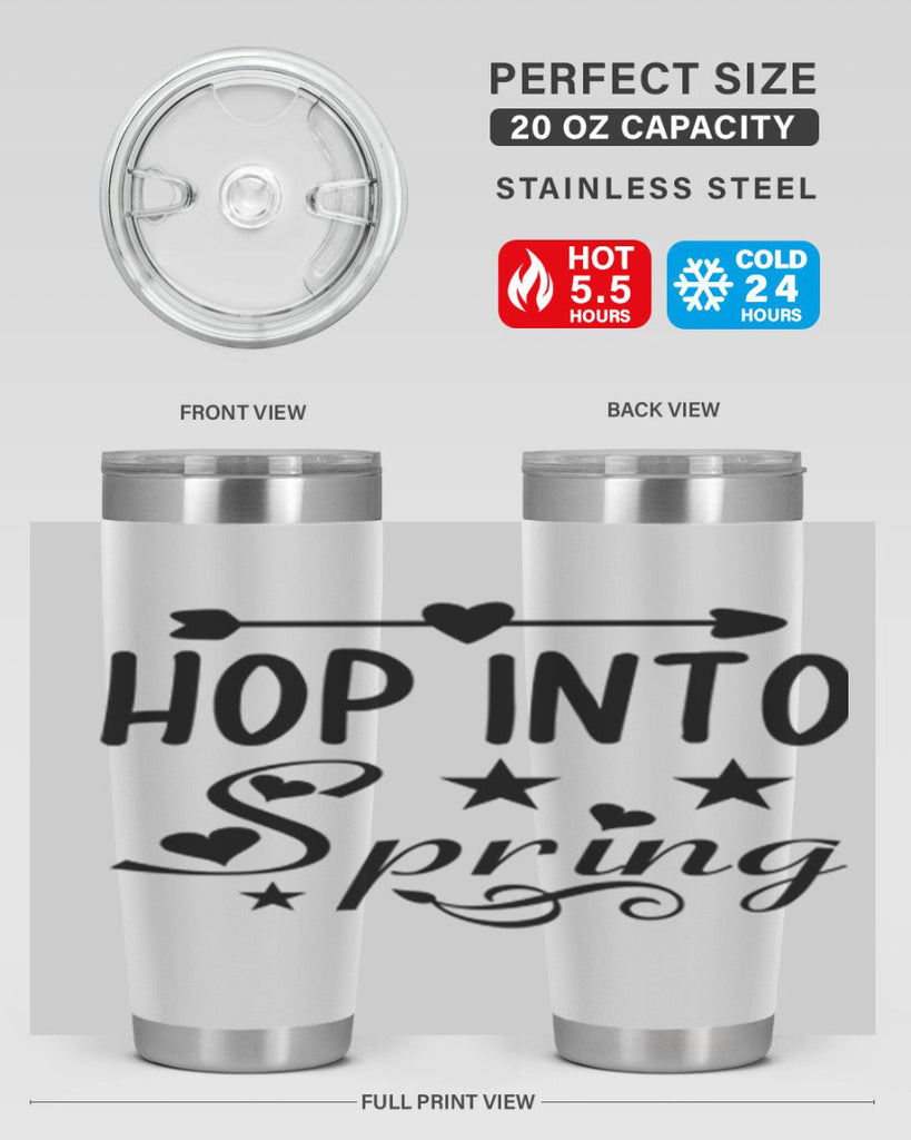 Hop into Spring 249#- spring- Tumbler