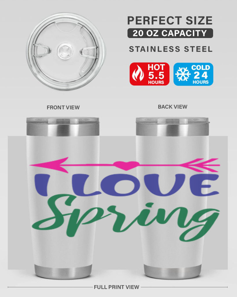 I Love Spring 272#- spring- Tumbler
