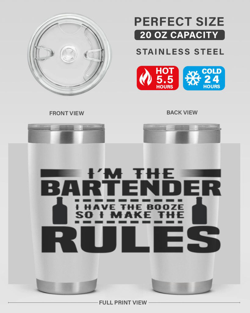 I am the Bartender Style 2#- bartender- tumbler