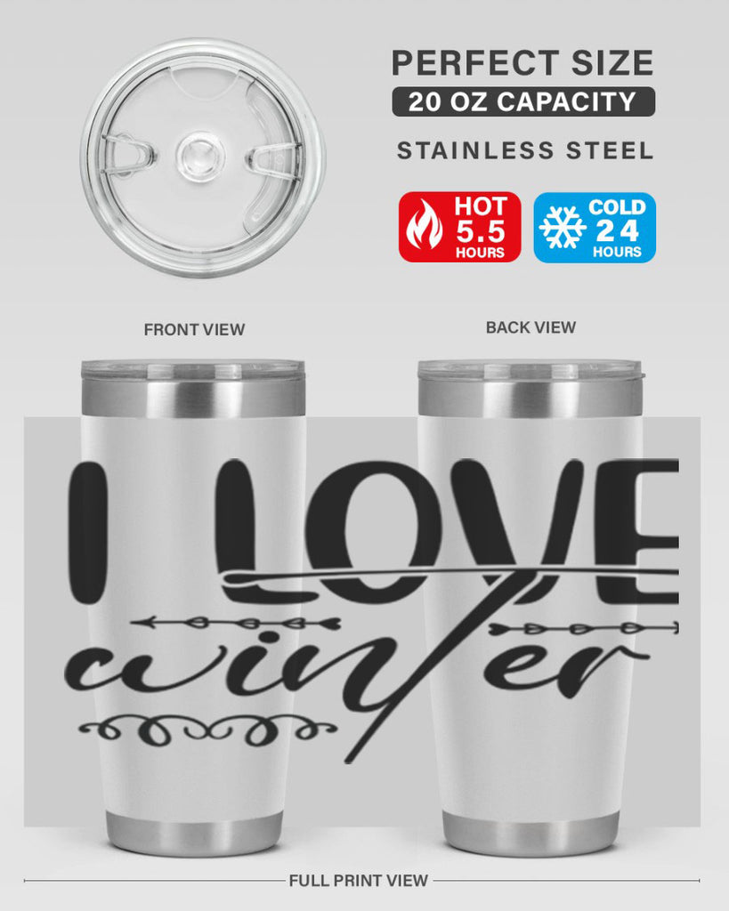 I love winter 243#- winter- Tumbler