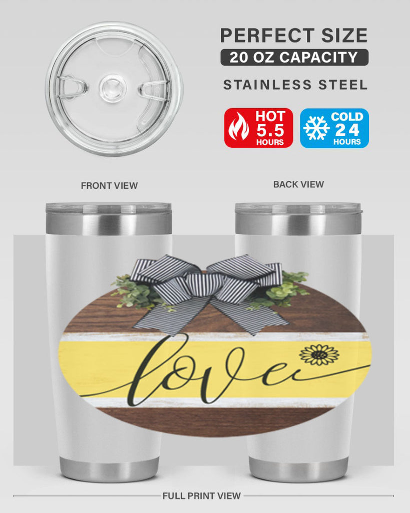 Love and daisy Mockup326#- spring- Tumbler
