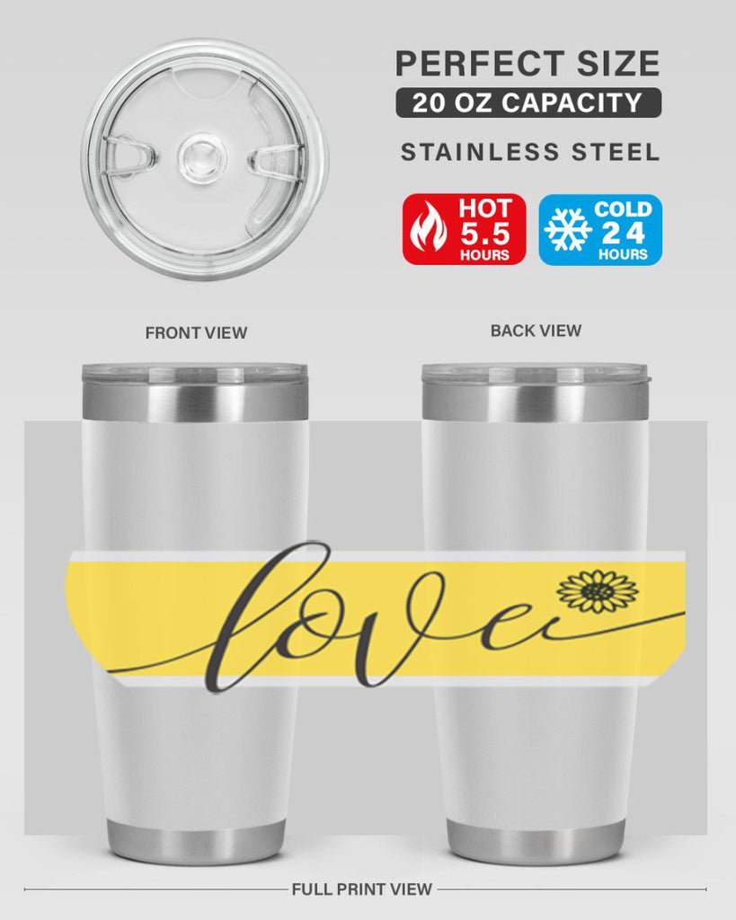 Love and daisy327#- spring- Tumbler