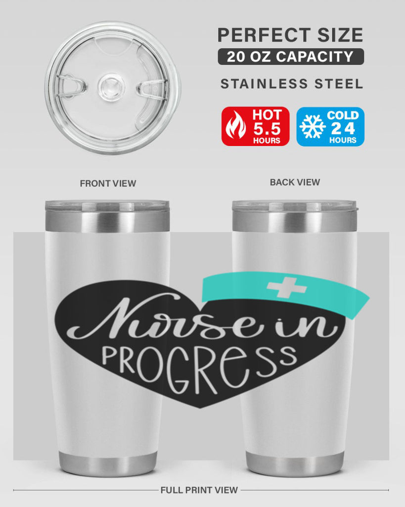 Nurse In Progress Style Style 112#- nurse- tumbler