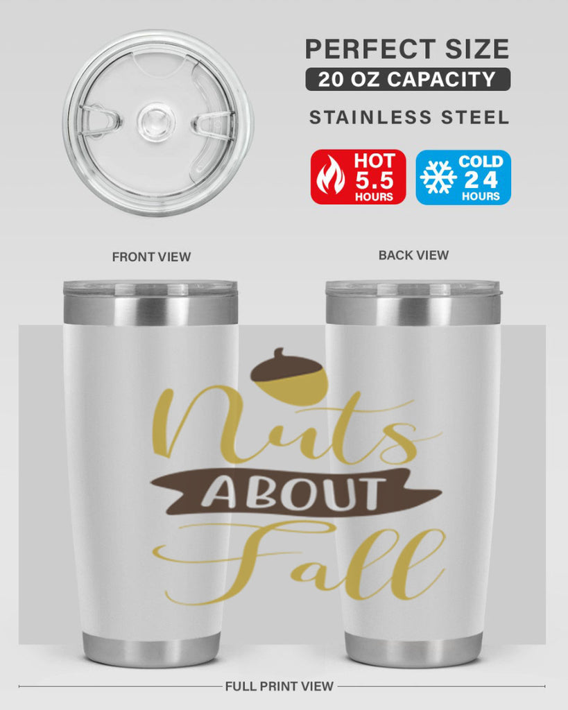 Nuts About Fall 442#- fall- Tumbler