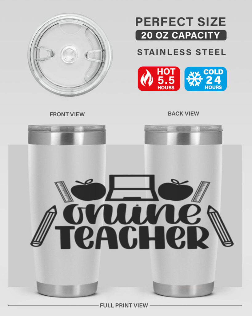 Online Teacher Style 61#- teacher- tumbler