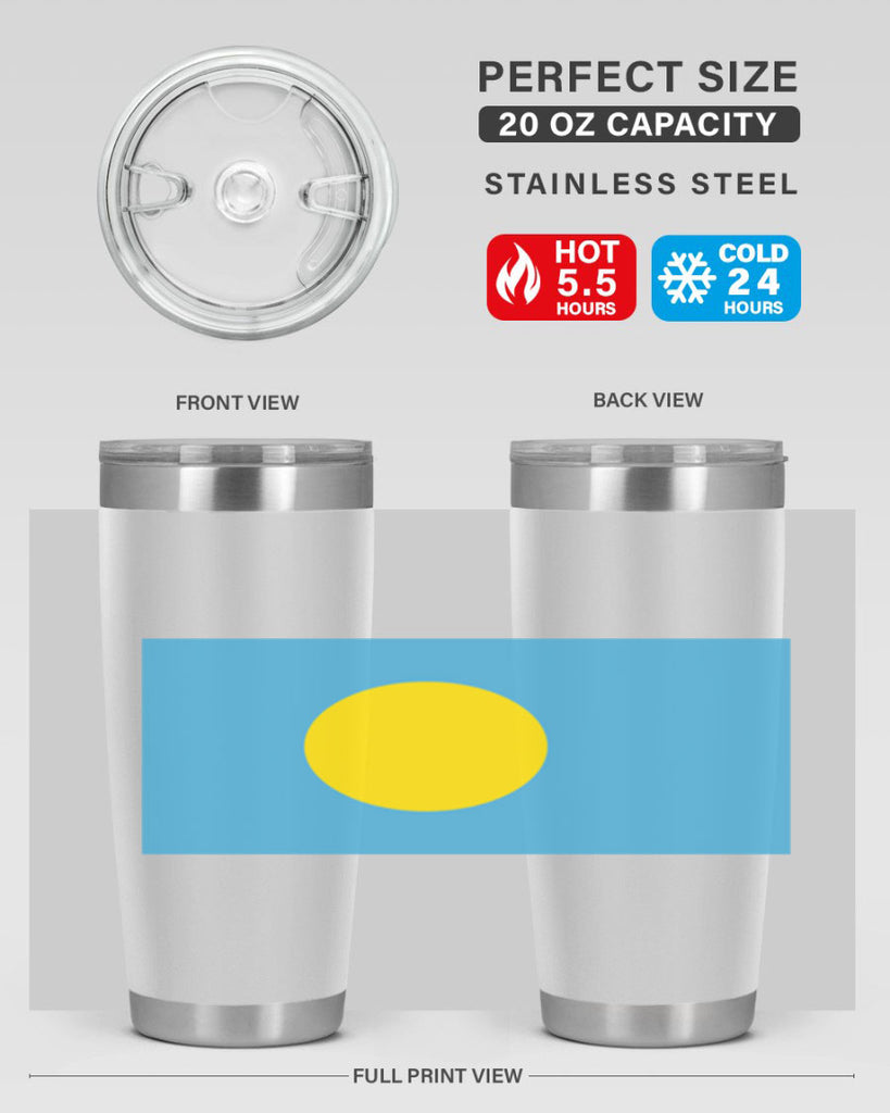 Palau 65#- world flags- Tumbler