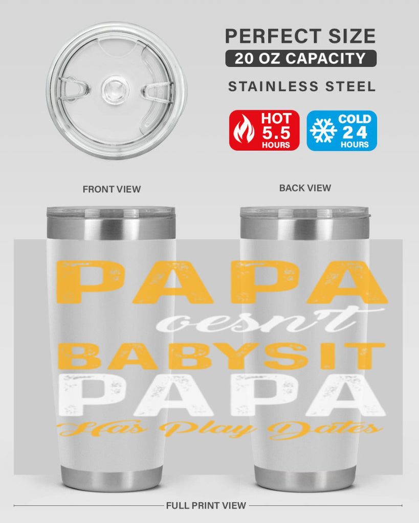 Papa 124#- grandpa - papa- Tumbler