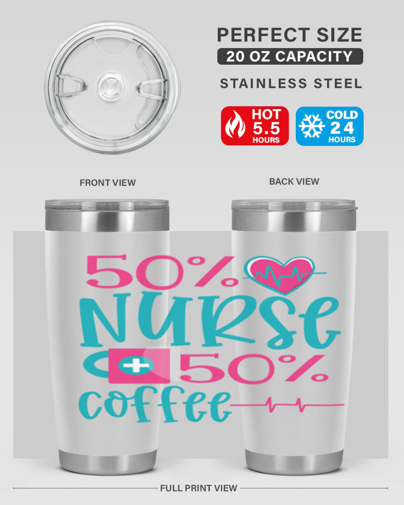 Percent Nurse Percent Coffee Style Style 60#- nurse- tumbler