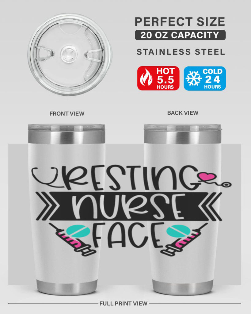 Resting Nurse Face Style Style 58#- nurse- tumbler