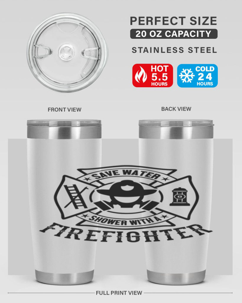 Save water Style 34#- fire fighter- tumbler