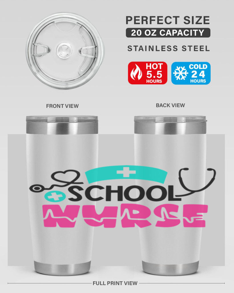 School Nurse Style Style 50#- nurse- tumbler