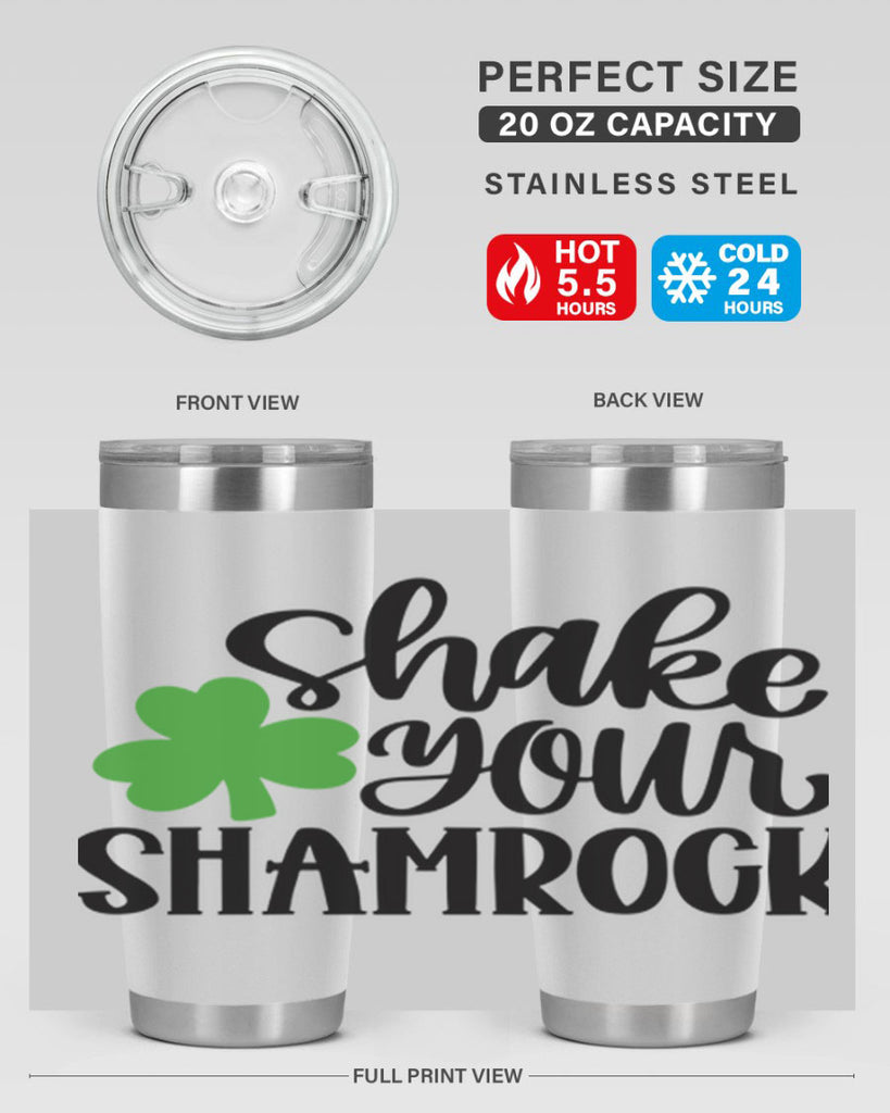 Shake Your Shamrock Style 33#- St Patricks Day- Tumbler