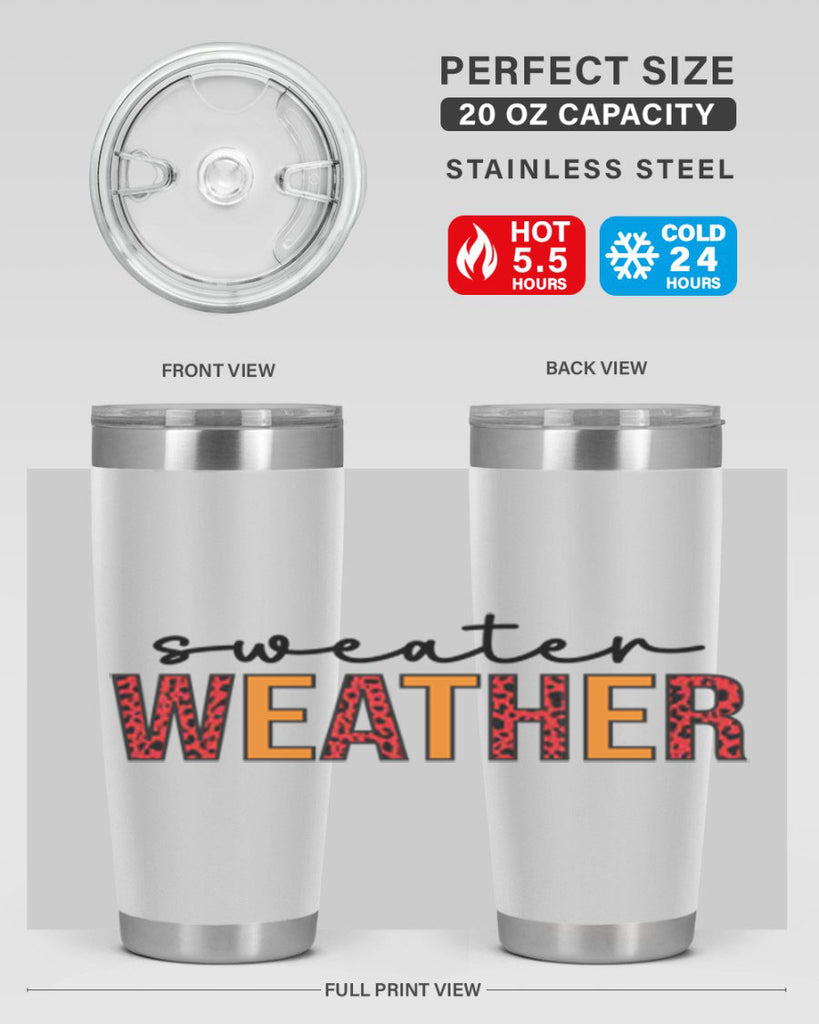 Sweater Weather 587#- fall- Tumbler