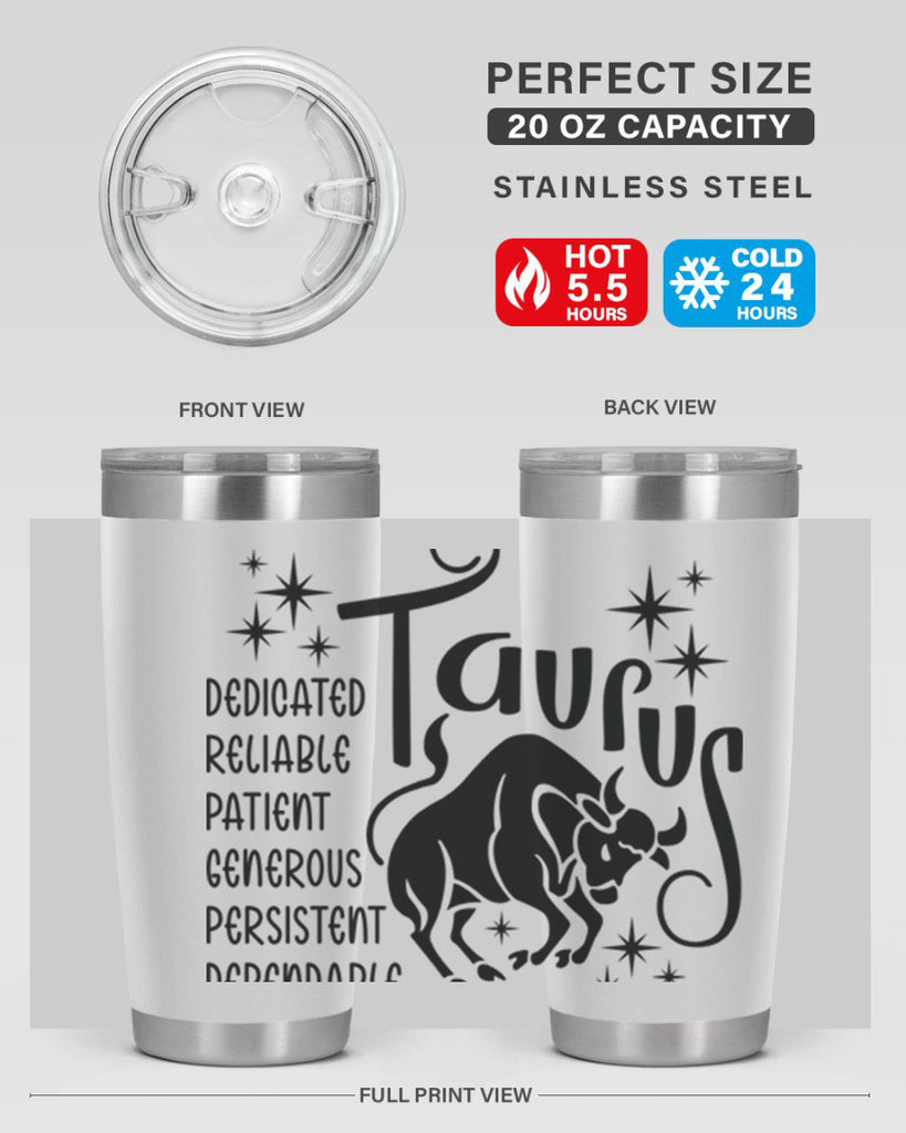 Taurus 486#- zodiac- Tumbler