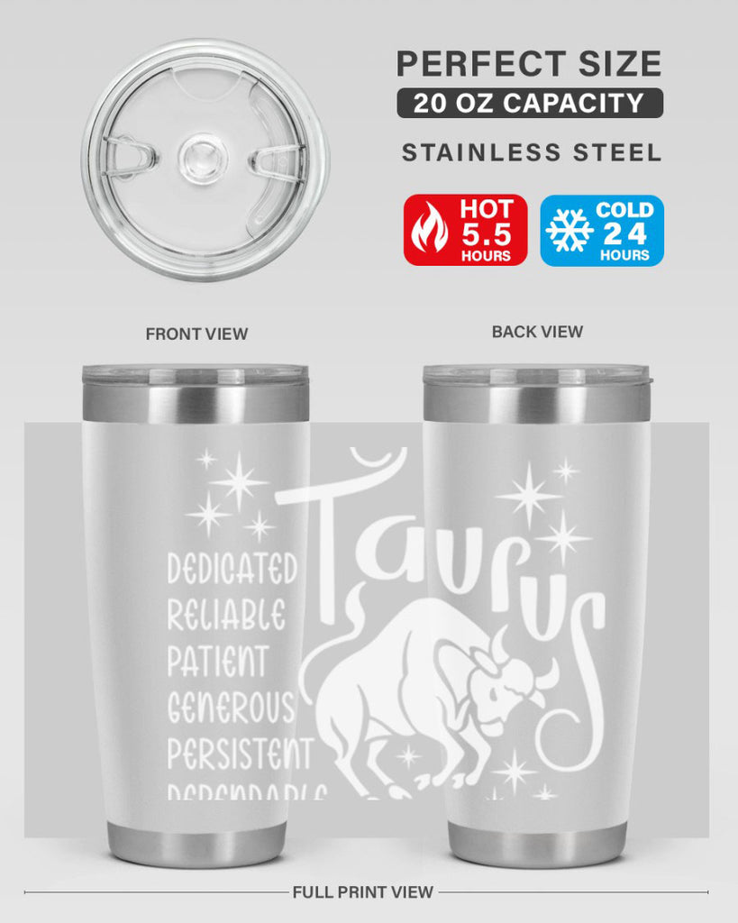 Taurus 491#- zodiac- Tumbler