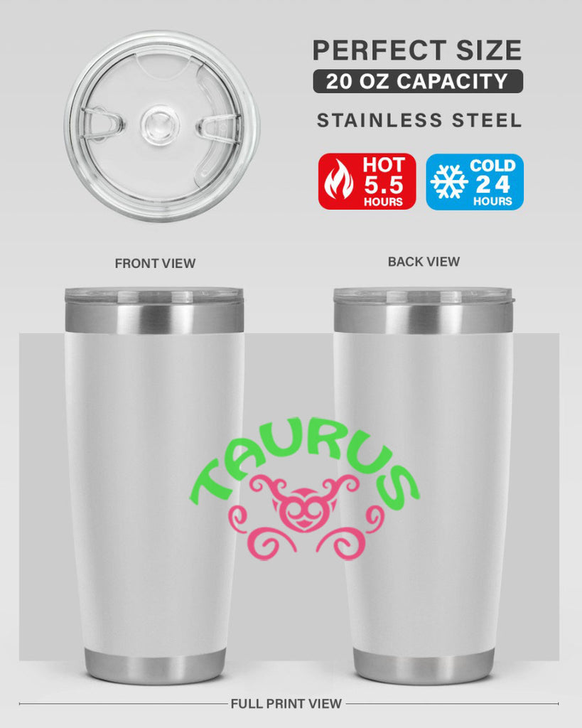 Taurus 493#- zodiac- Tumbler