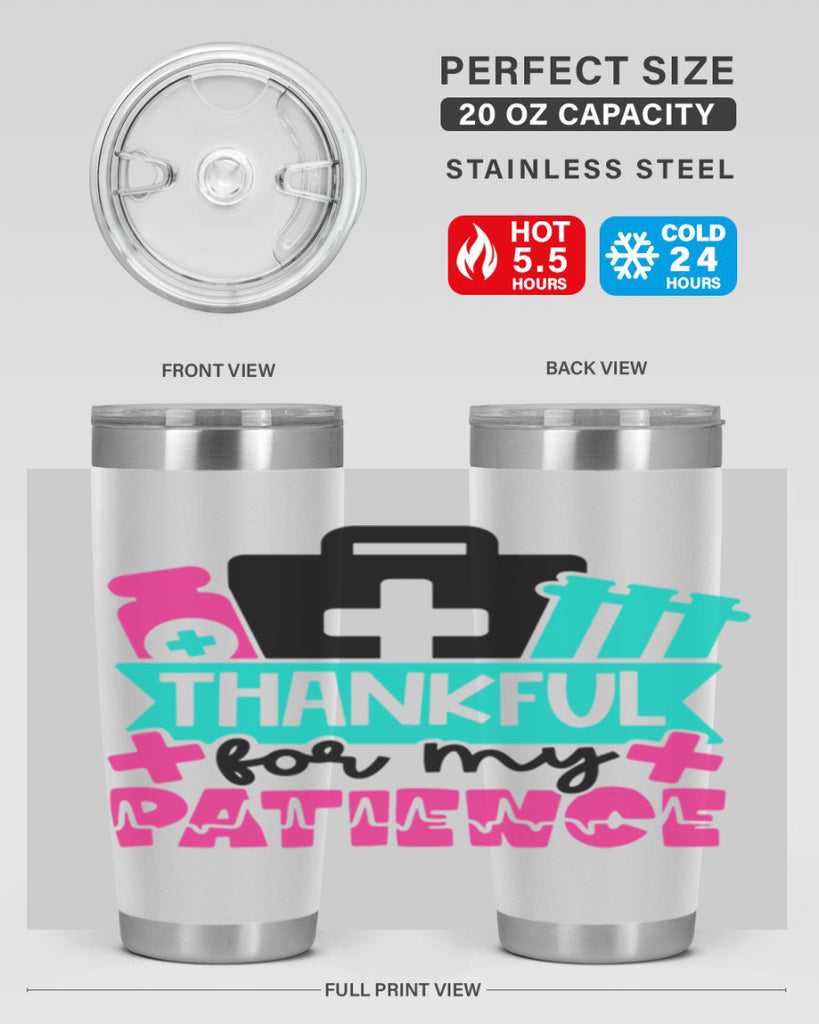 Thankful For My Patience Style Style 22#- nurse- tumbler