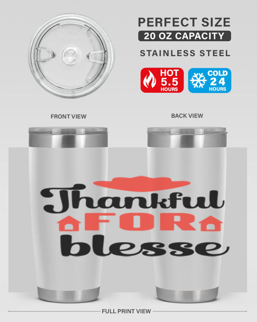 Thankful for blesse 599#- fall- Tumbler