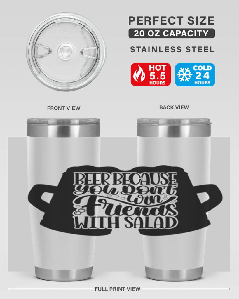 beer because you dont win 50#- beer- Tumbler